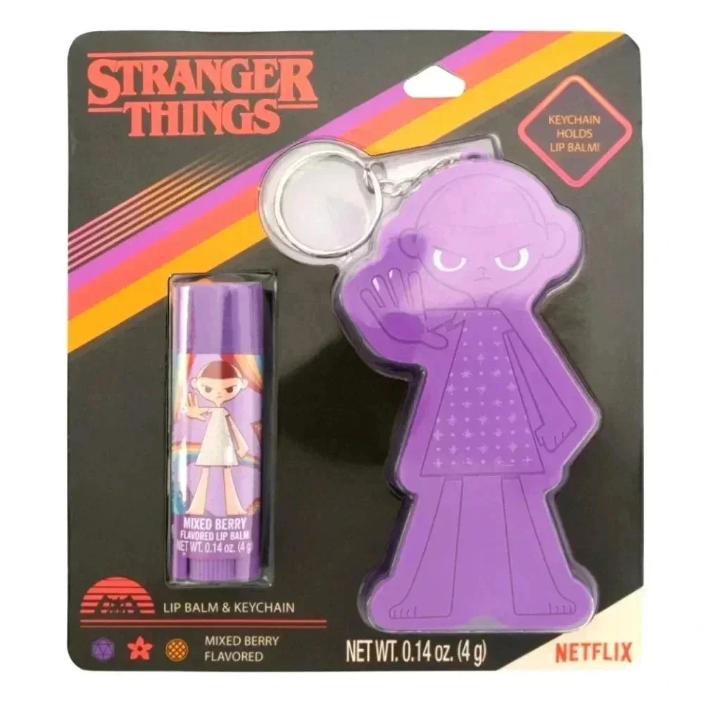 Stranger Things Lip Balm & Keychain Set